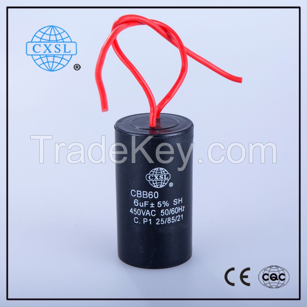 AC motor run CBB60 capacitor