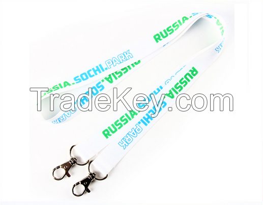 Silk screen lanyard