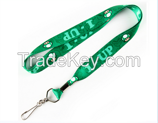 Silk screen lanyard