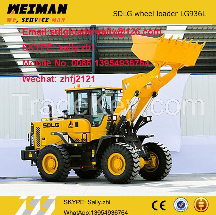 SDLG 3TON Wheel loader LG936L made in china for sale 