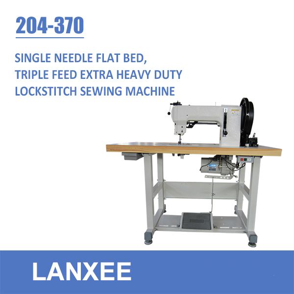 Lanxee 204-370 Durkopp Adler Flat Bed Heavy Duty Sewing Machine