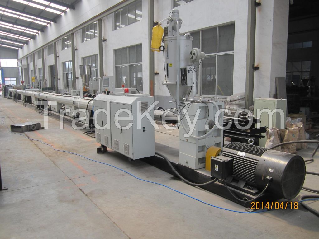 PE pipe extrusion line