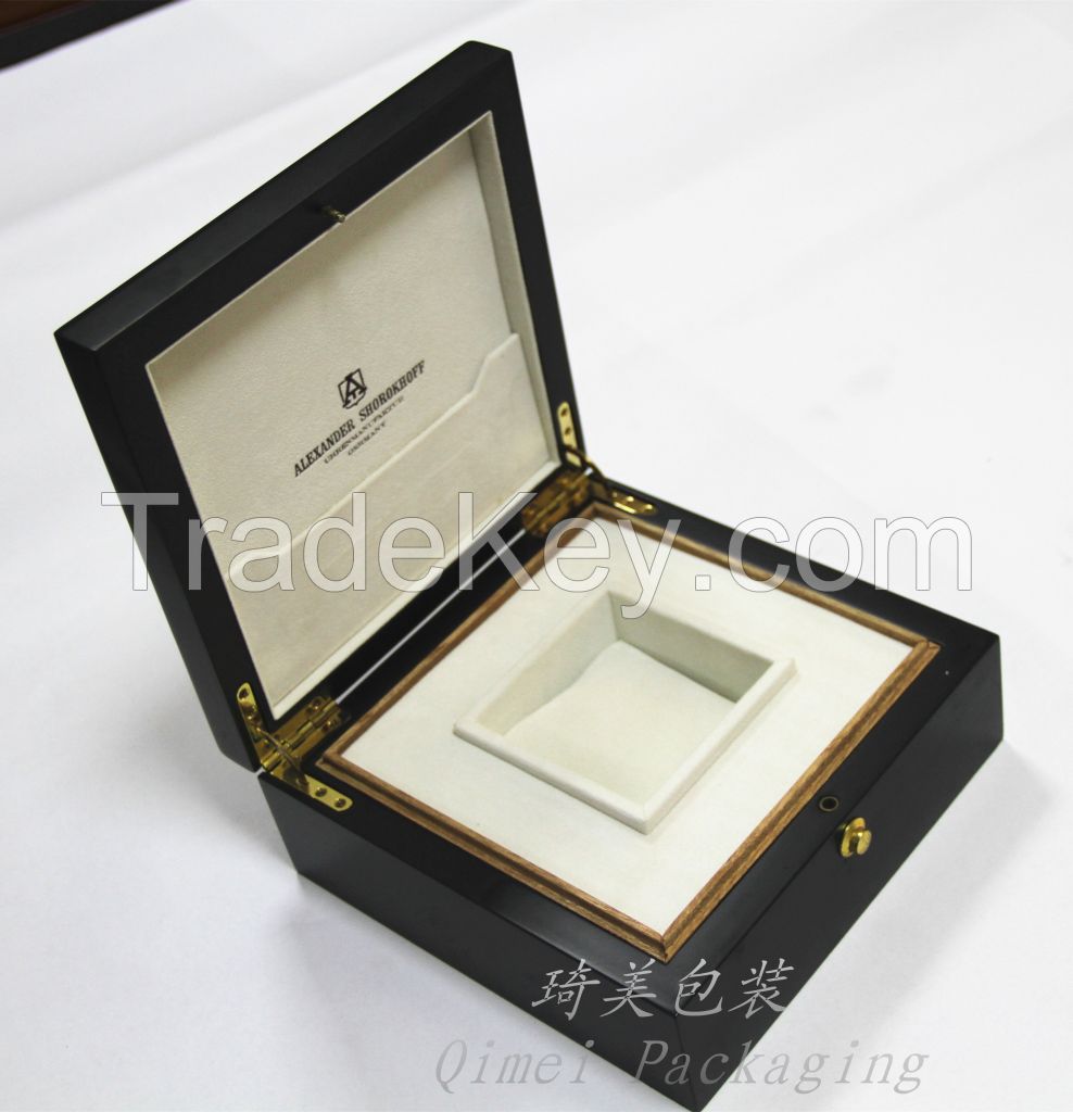 Factory supply high quality wooden watch box with 8 compartments