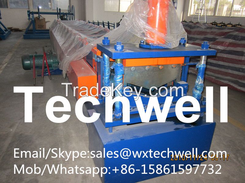 Roof ridge cap roll forming machine