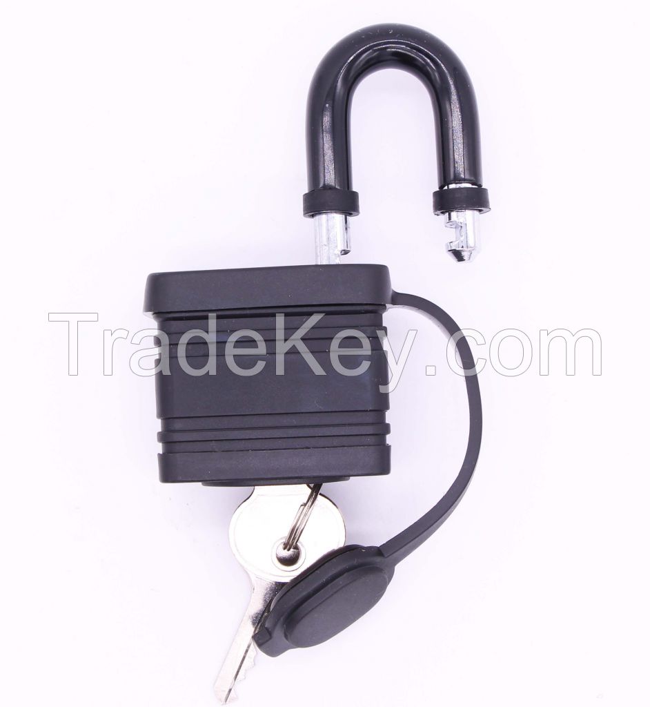 30mm Waterproof Zinc Alloy Laminated Padlock with Thermoplastic Cover (730WP)