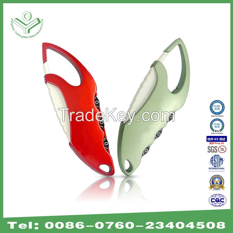 3 Digits Zinc Alloy Color Combination Lock for Bag, Luggage& Suitcase (301F)