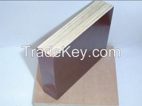 Construction grade brown film faced plywood