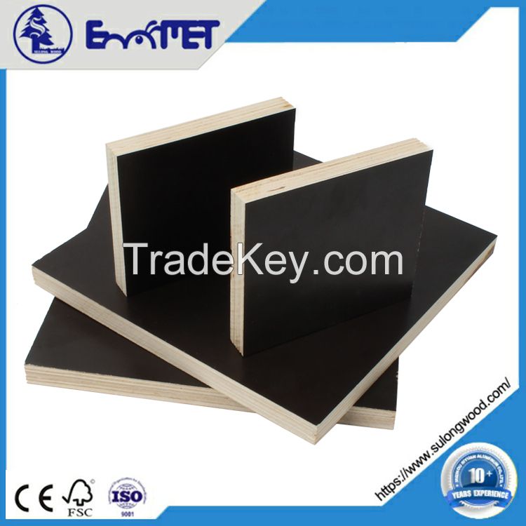 1220*2440*18mm Brown Poplar Film Faced Plywood 