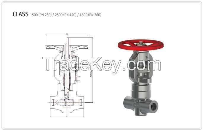 Forged Steel Bellows Seal Globe Valve