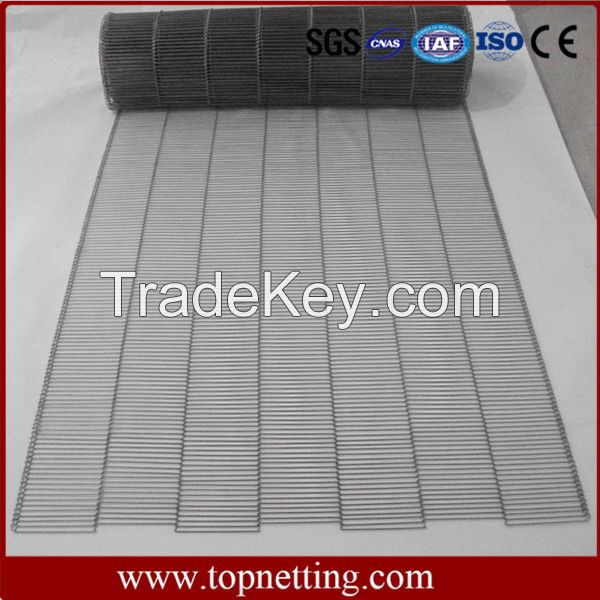 Stainless Steel Enrober Flat Flex Conveyor Belt For Chocolate