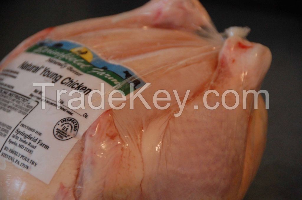 Grade A whole frozen halal chicken