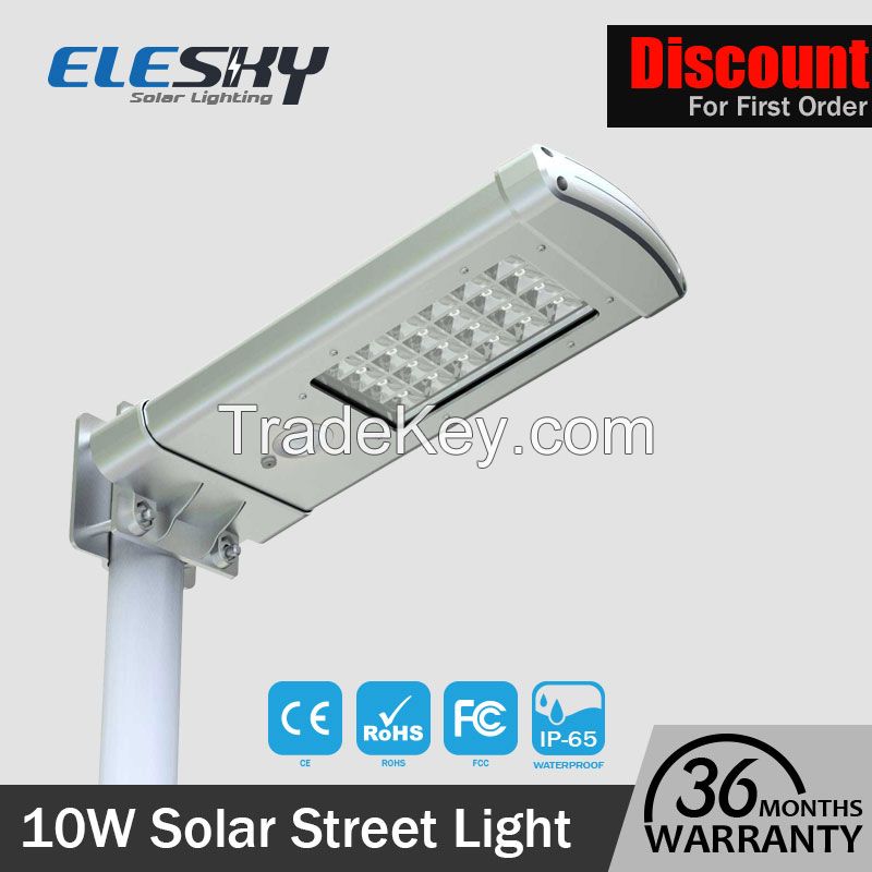 1000 Lumens Aluminum Solar Powered Led Street Light With IP65