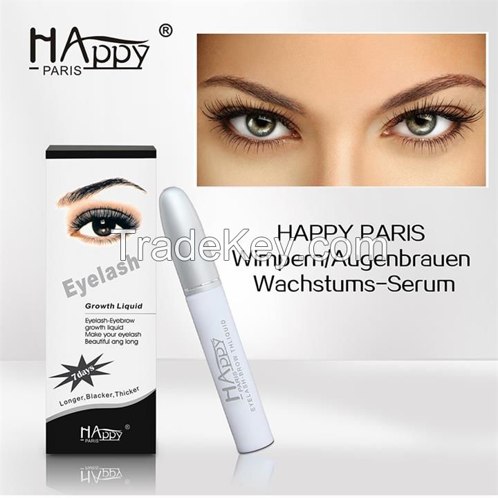 Best Selling Happy Paris Natural Eyelash growth liquid Eyelash Enhancer