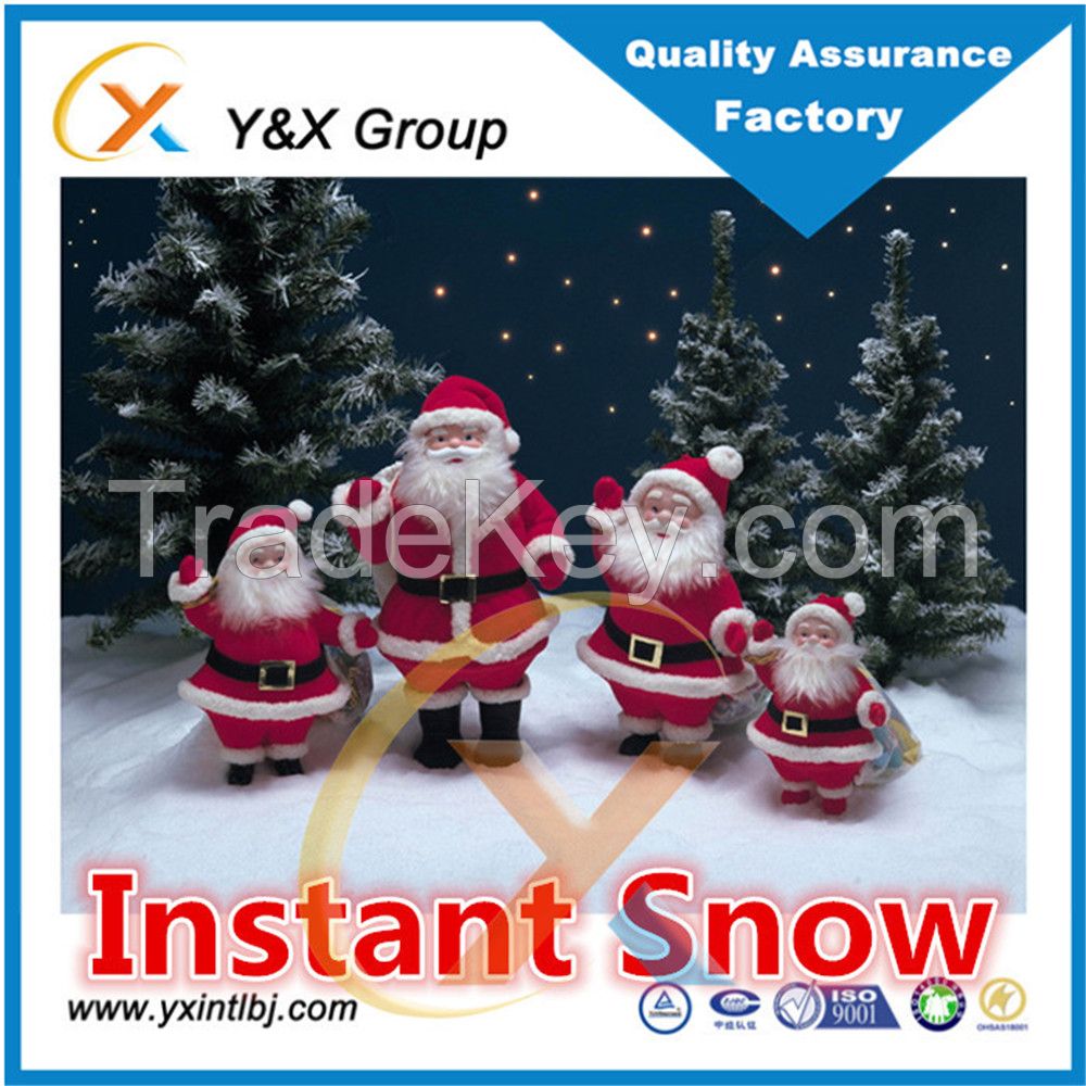 Christmas decorations artificial snow