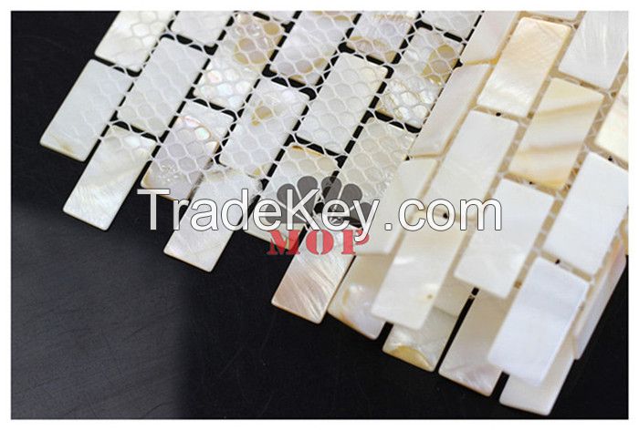 brick shell mosaic tile background wall