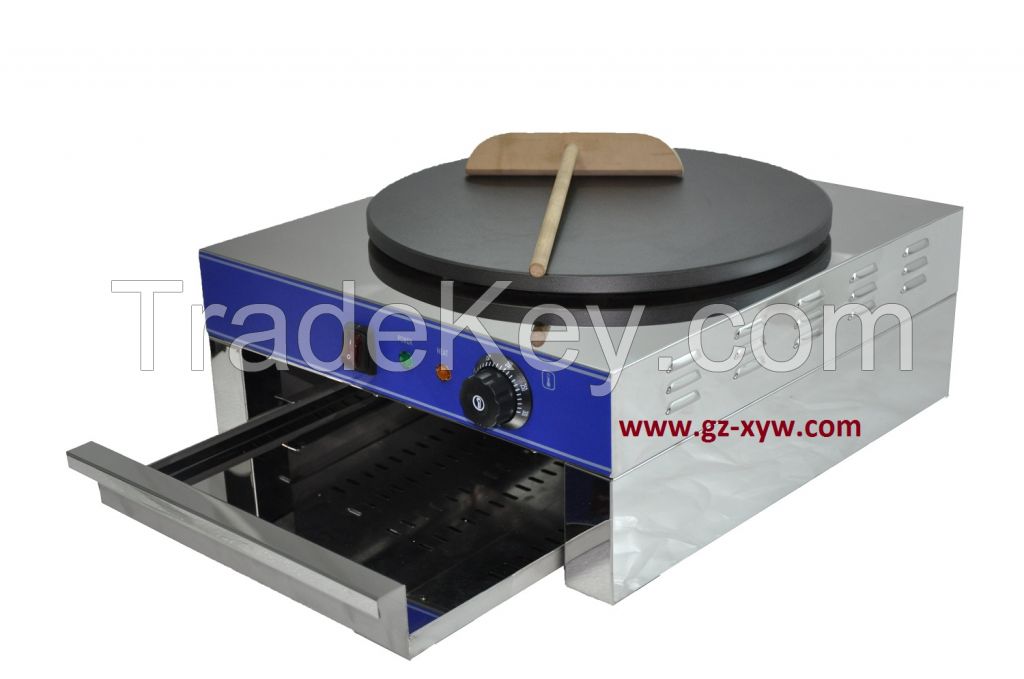 Stainless Steel Electric Crepe Maker/iron plate hot evenly.Non-stick coating easy to clean pancak machine