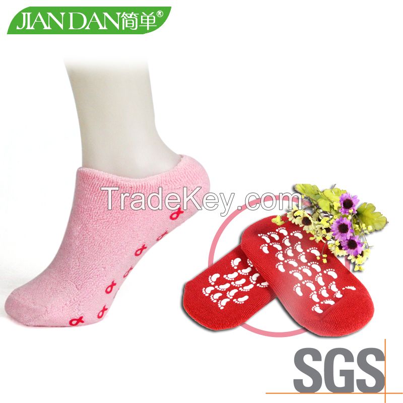 Spa Gel Socks;silicone gel socks skin care foot care;gel moisturizing