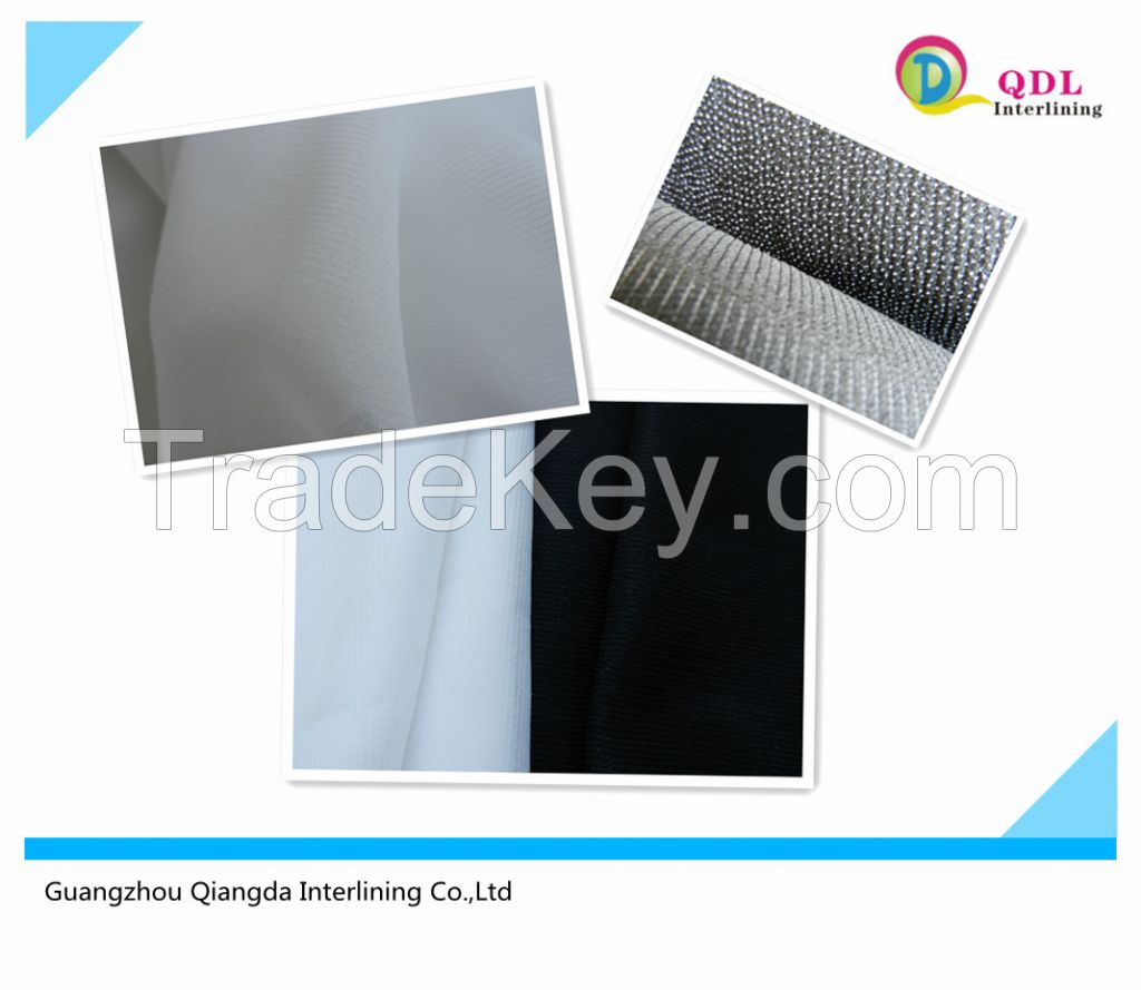 40D*120D warp knitting fusible interlining