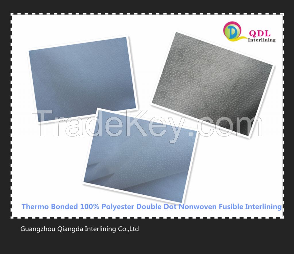 double dot nonwoven fusible interlining