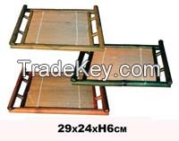 Authentic style Bamboo tray