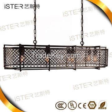 Personality design indoor E27*10 modern wrought iron Pendant light