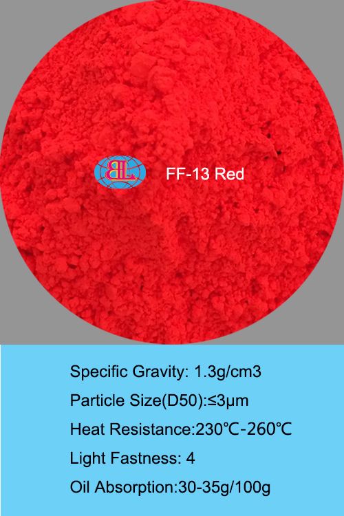 Daylight Organic Fluorescent Pigment for Rubber/Plastic-Red series