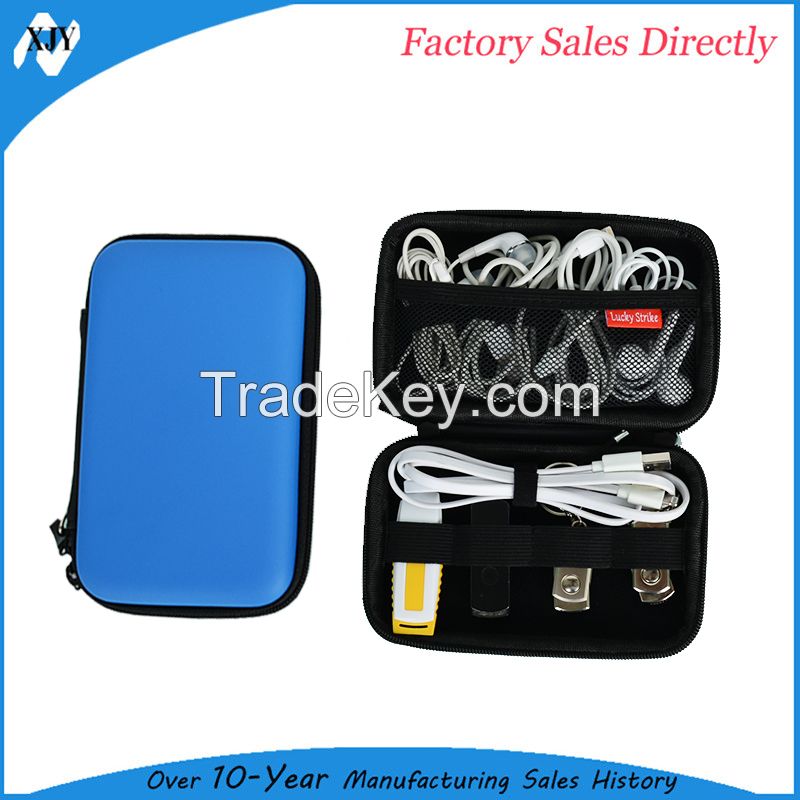 EVA travel carrying case for cellphone, power bank, earphone, USB cabl