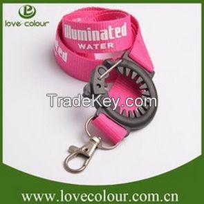 Custom lanyard for sale Heat transfer lanyards for bottle holder lanyard