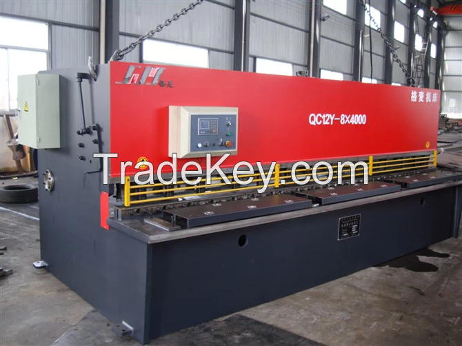 QC11Y 12X4000 Hydraulic Guillotine Shearing Machine