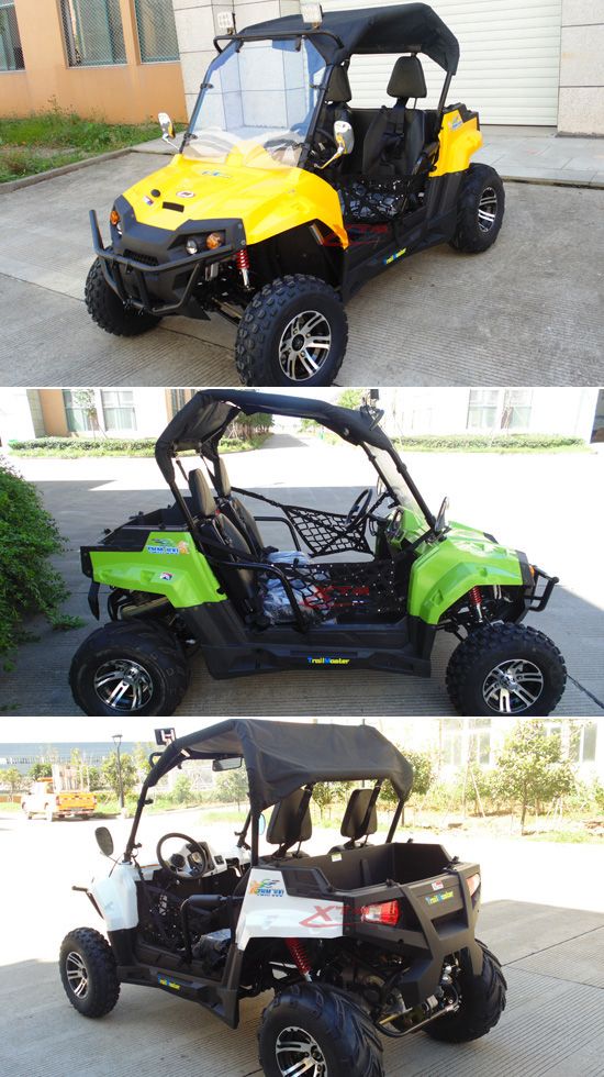 new 4x2 2 seat cheap china 300cc side by side utv