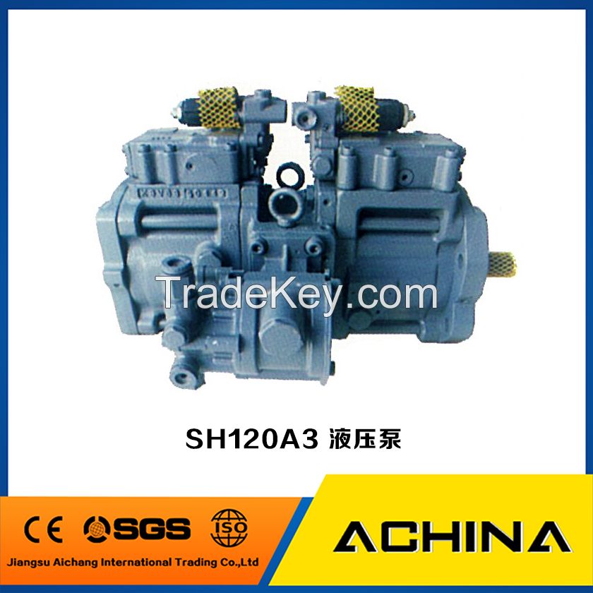 China good quality excavator hydraulic pump SH120A3, PC40-45,K3V112Dect.