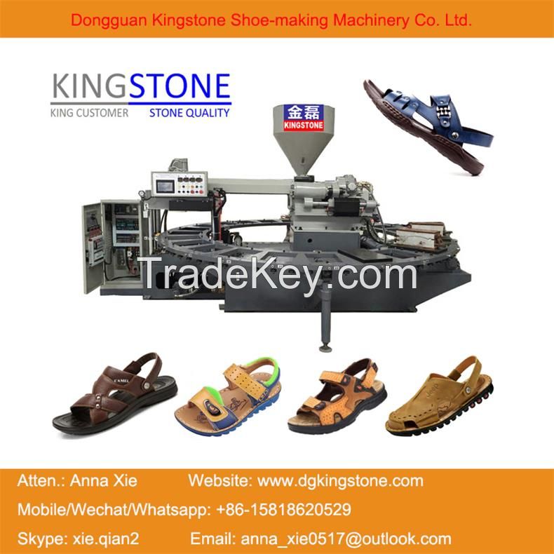 Rotary PVC Slipper Air Blowing Machine