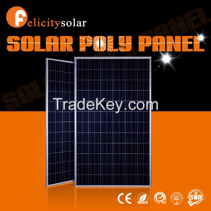 Felicity high efficiency 300W polycrytalline silicon solar panel