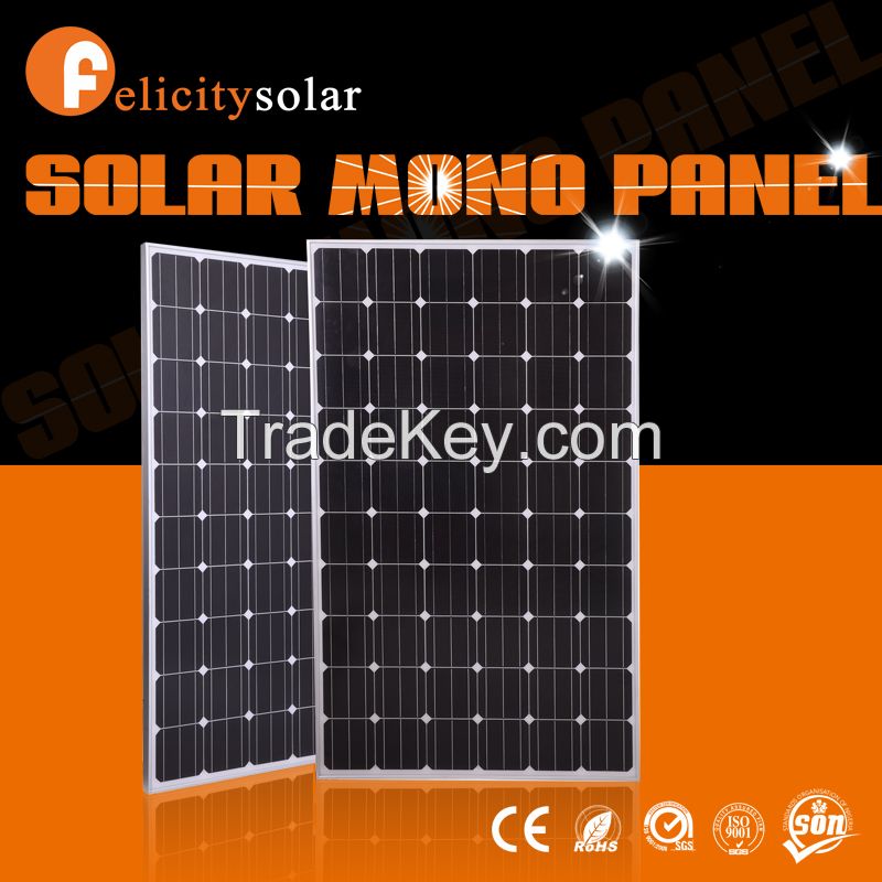 Guangzhou felicity 250W 30v mono solar module / panel solar