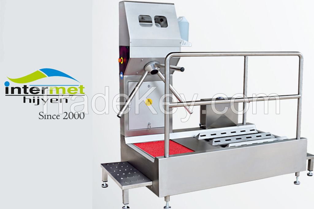 Hygiene control station for foot, / intermethygiene.com