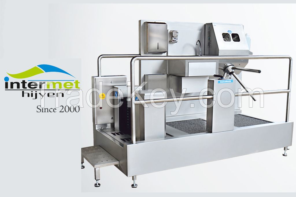 Hygiene control  station for food  processing plant 