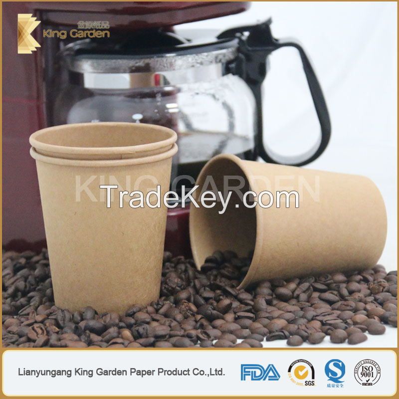 kraft double wall paper cup perfect insulation 