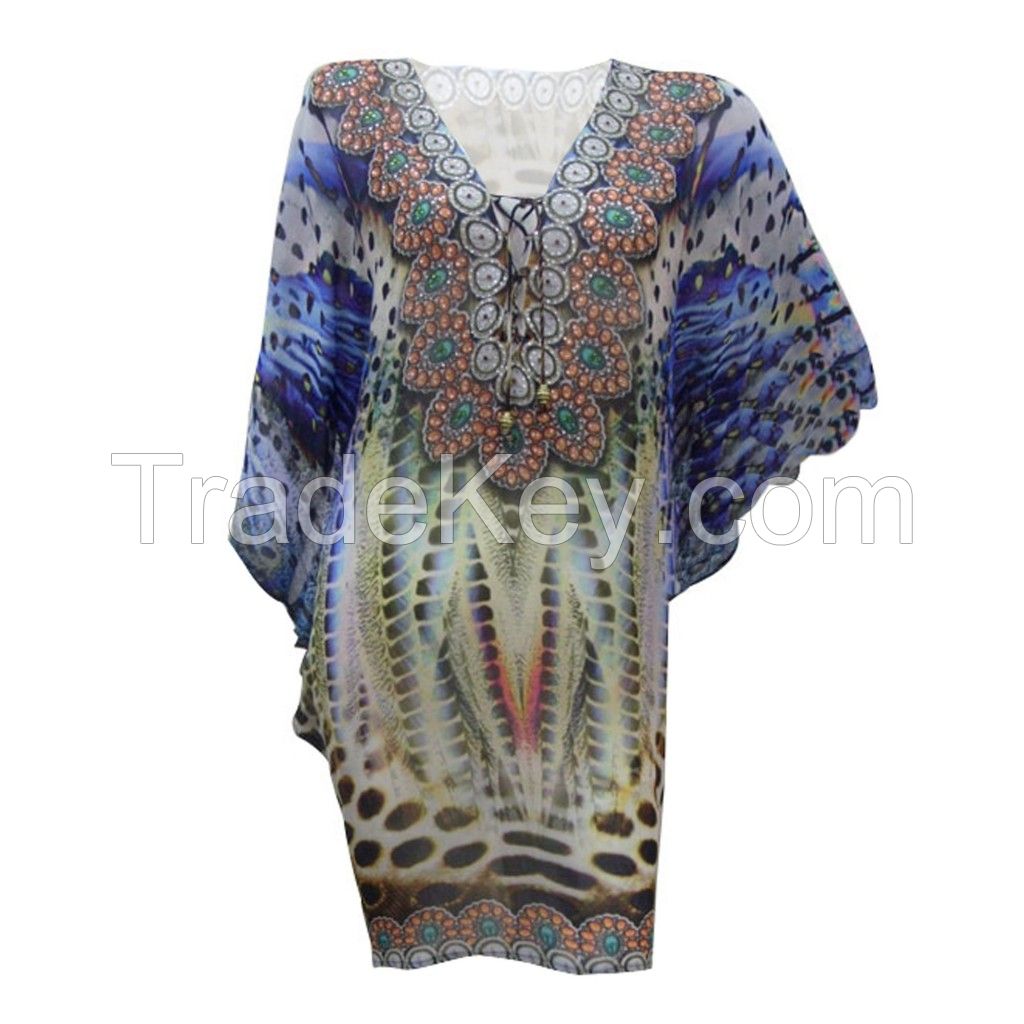 Blue Ethno kaftans | Krystall-Soamas