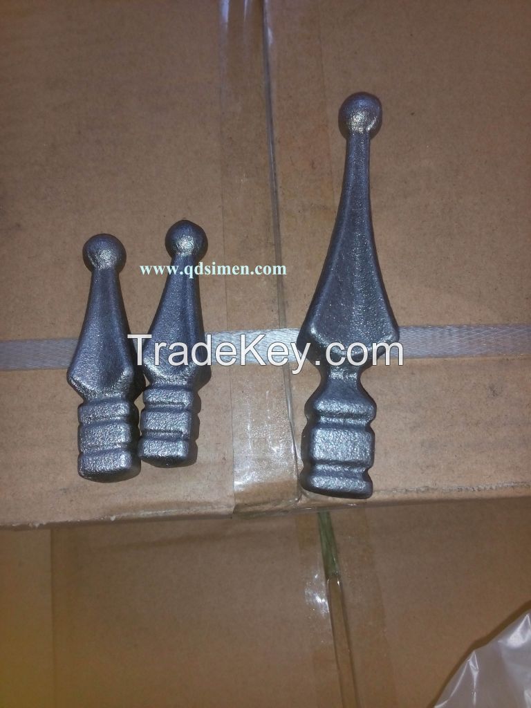 spear points wrought iron components