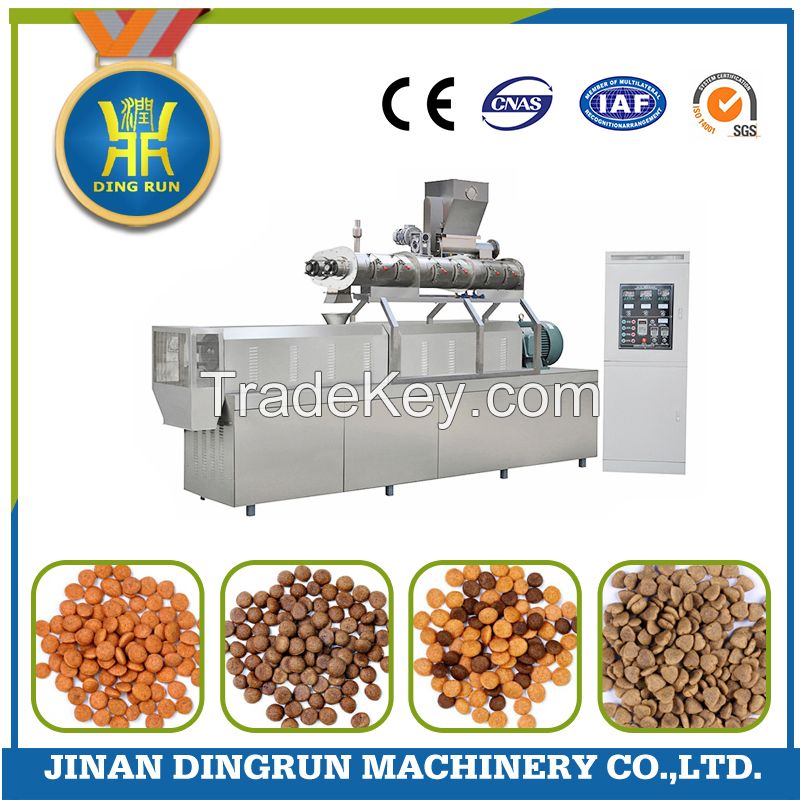 Factory price Double screw dog feed machine