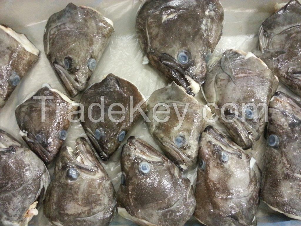 FROZEN GREEN LAND HALIBUT HEADS