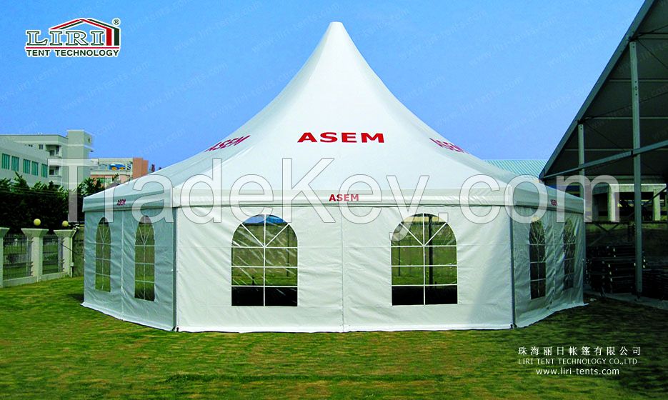 Carpa poligonal con pinÃ¡culo kisko