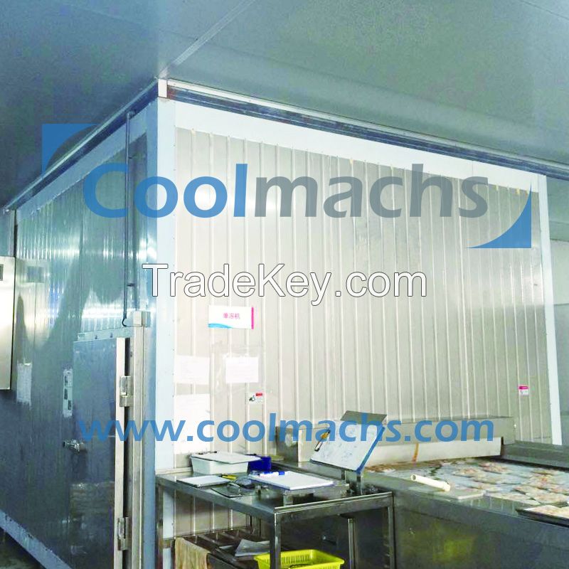 IQF Tunnel Freezer for Meat Seafood and prepared food