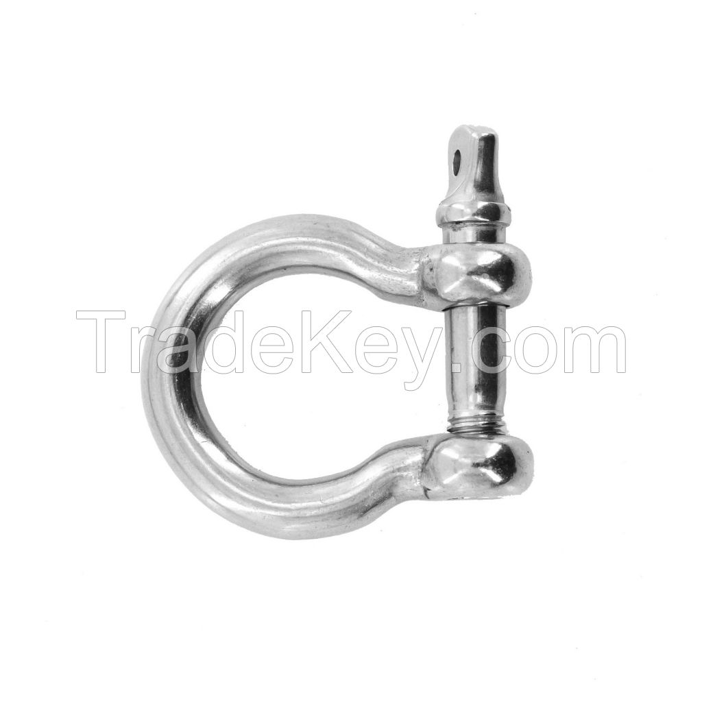 Stainless Steel Bow Shackle used for Hardware Lifting