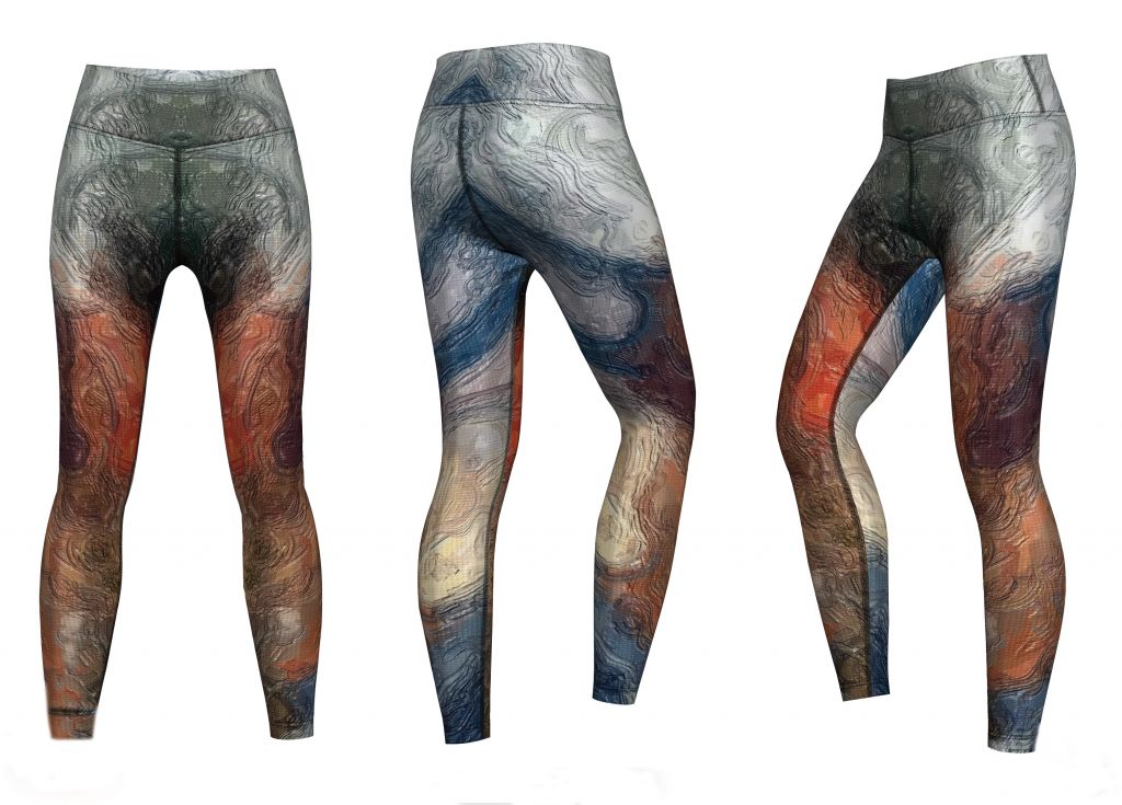 Women's Custom Sublimated Yoga Leggings Sport Yoga Leggings 