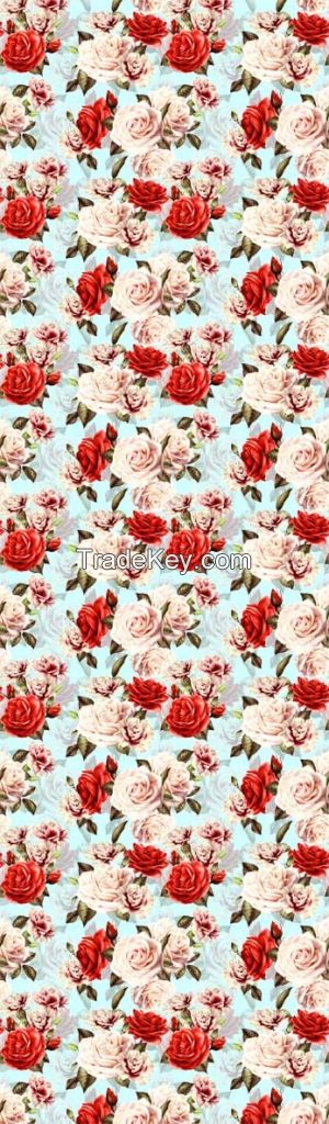 2016 Chinese Latest design textile wholesale custom polyester digital printed fabric 