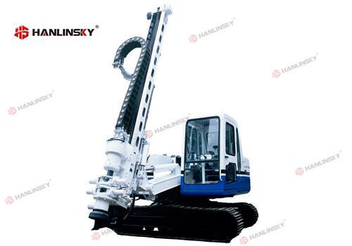 HSD100 Open Air High Pressure Crawler DTH Drilling Rig