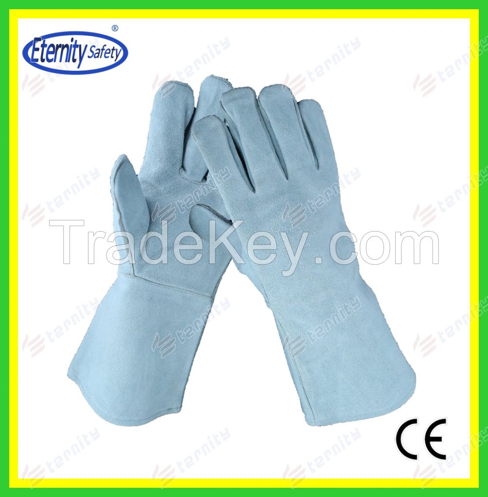 best quality customized natural color welding glove