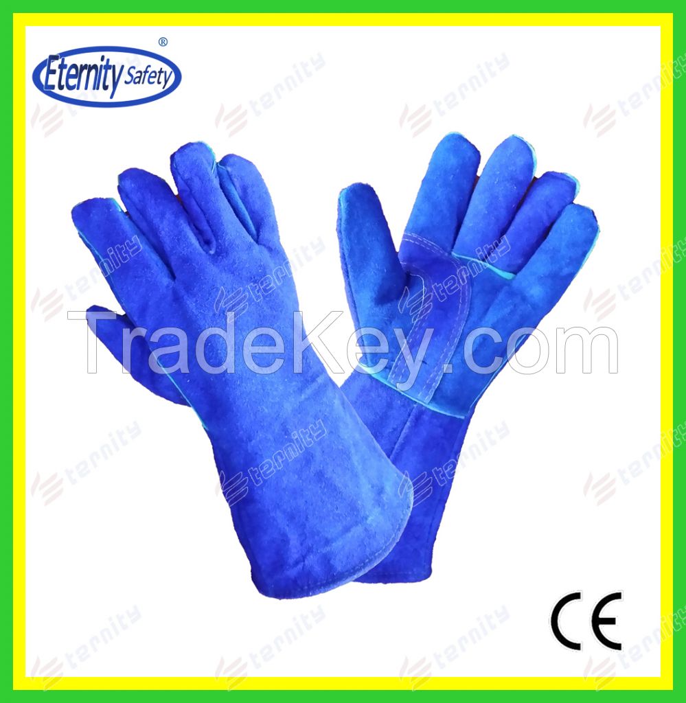 natural color 14 16 inch tig working welding glove