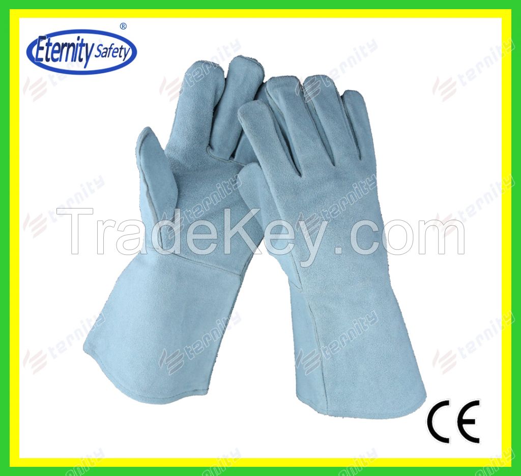 best quality customized natural color welding glove